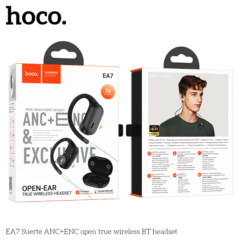 Tai Nghe Bluetooth Hoco EA7 ANC + ENC nghe 7h giá sỉ