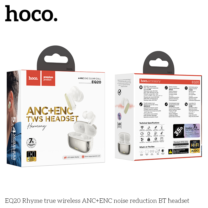 Tai Nghe Bluetooth Hoco EQ20 ANC + ENC giá tốt