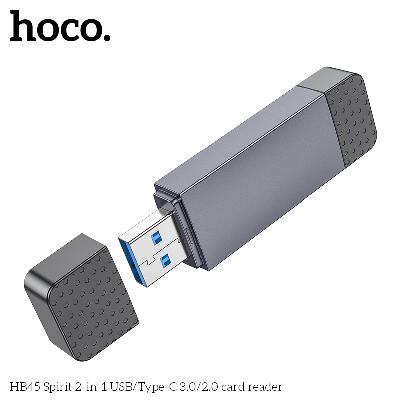 Đầu Đọc Thẻ Hoco HB45 USB/Type-C 2.0