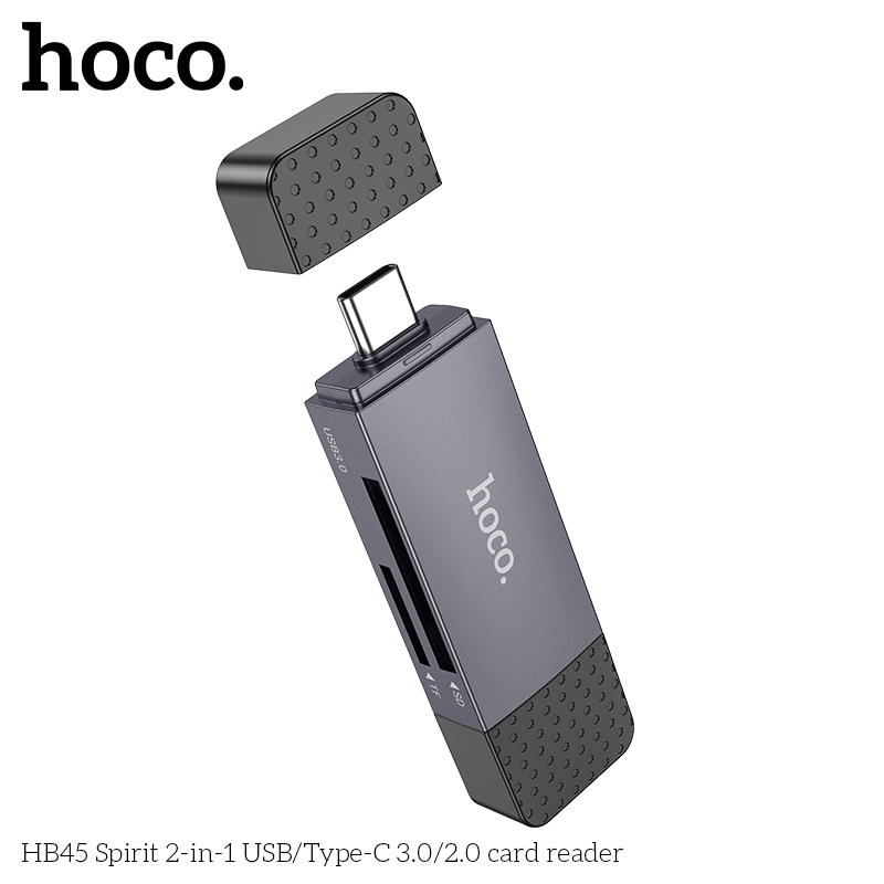 bán sỉ Đầu Đọc Thẻ Hoco HB45 USB/Type-C 2.0