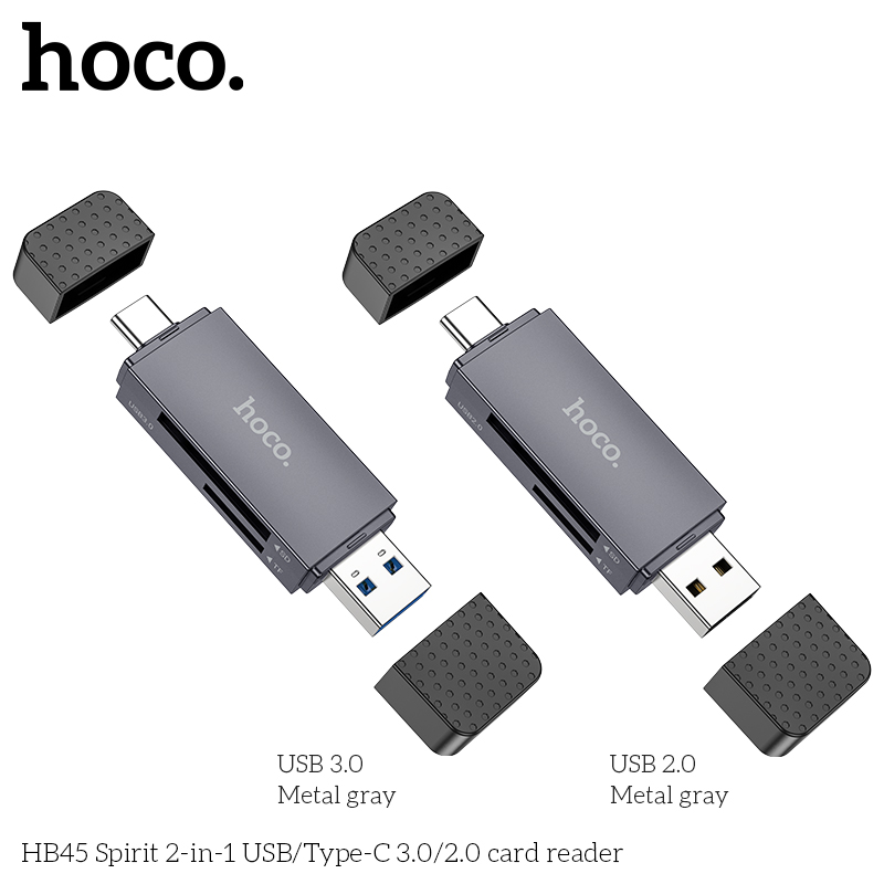 Đầu Đọc Thẻ Hoco HB45 USB/Type-C 2.0 giá sỉ