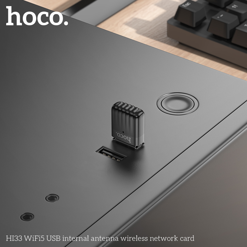 USB Hoco HI33 WiFi5 - Hỗ trợ kết nối wifi cho máy tính giá tốt