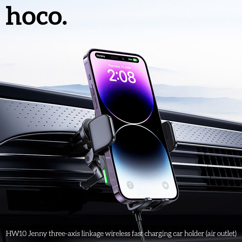 Giá Đỡ Điện Thoại Kiêm Sạc Không Dây Hoco HW10 giá sỉ