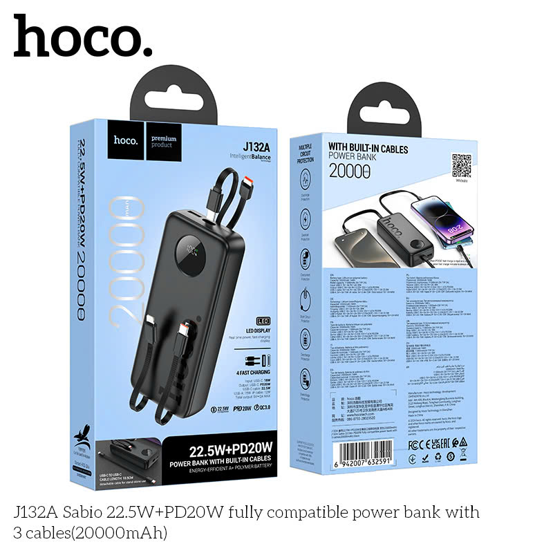 Sạc Dự Phòng Hoco J132A 20000mAh