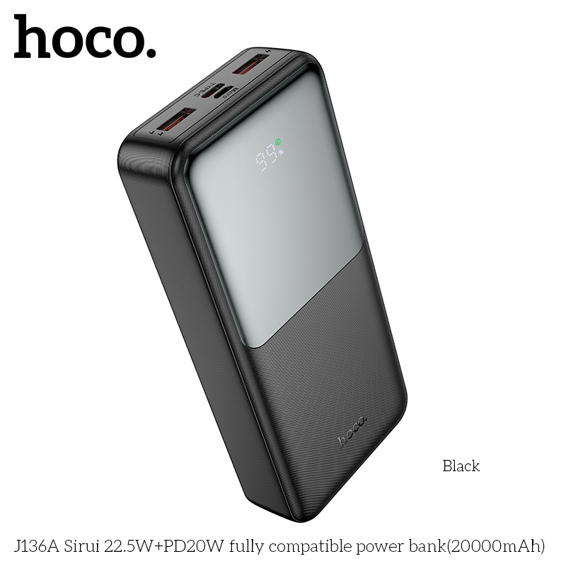 bán sỉ Sạc Dự Phòng Hoco J136A 20000mAh