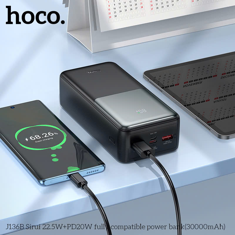 Sạc Dự Phòng Hoco J136B 30000mAh