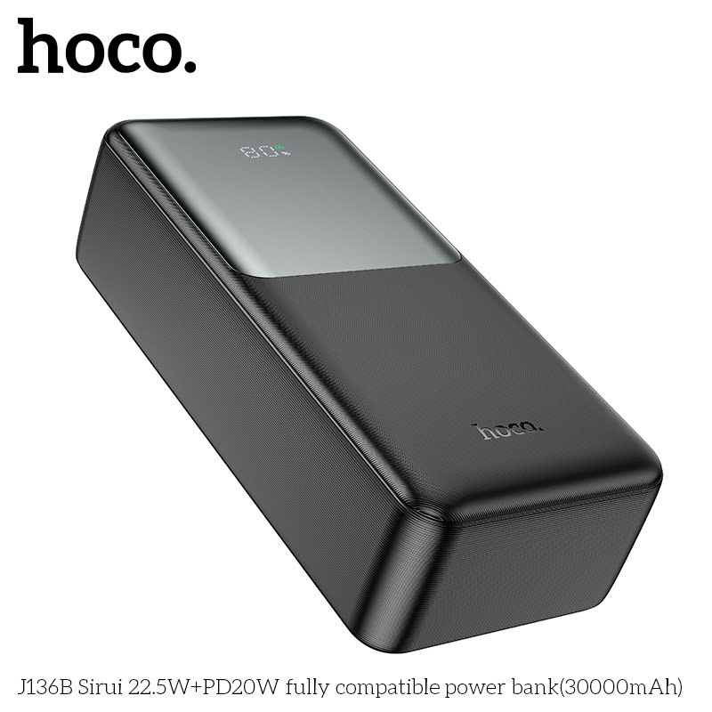 bán buôn Sạc Dự Phòng Hoco J136B 30000mAh