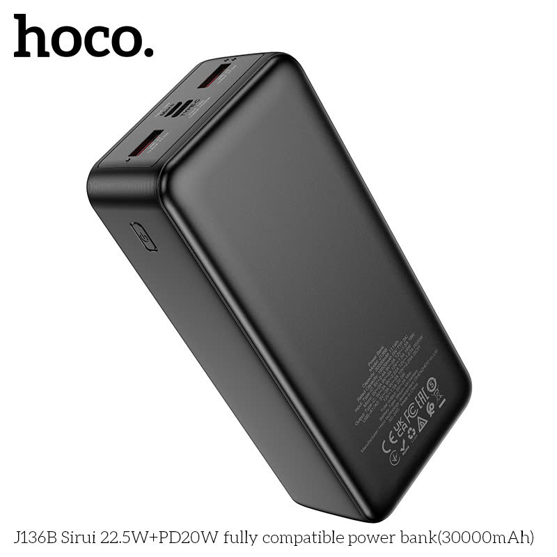 Sạc Dự Phòng Hoco J136B 30000mAh giá sỉ