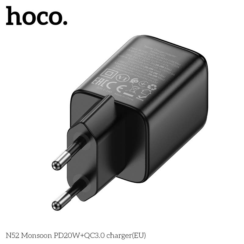 Củ Sạc Nhanh Hoco N52A 20w