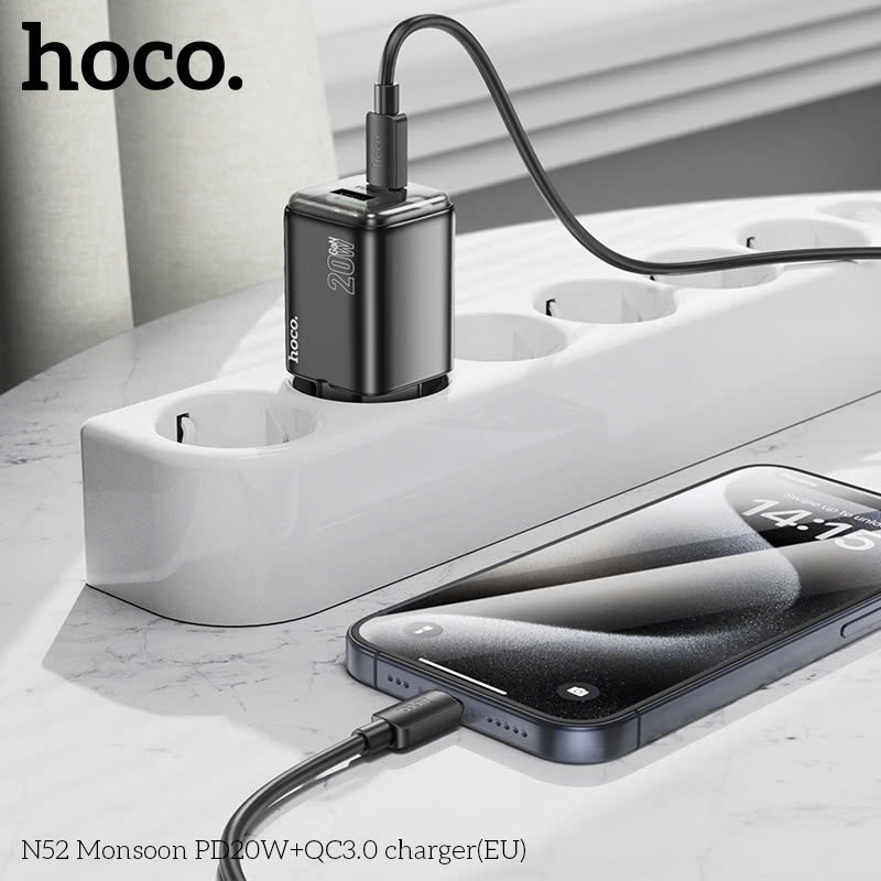 bán sỉ Củ Sạc Nhanh Hoco N52A 20w