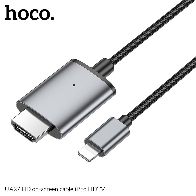 bán sỉ Cáp Chuyển Đổi Hoco UA27 Lightning to HDMI