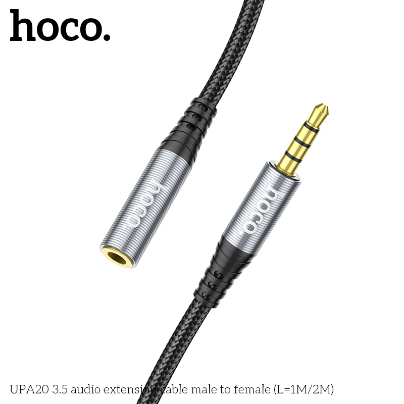 Cáp âm thanh Hoco UPA20 2m sỉ bền bỉ nylon