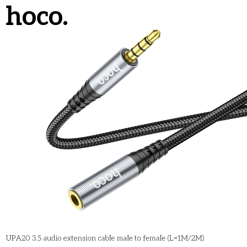 Cáp nối dài âm thanh 2 mét Hoco chính hãng UPA20