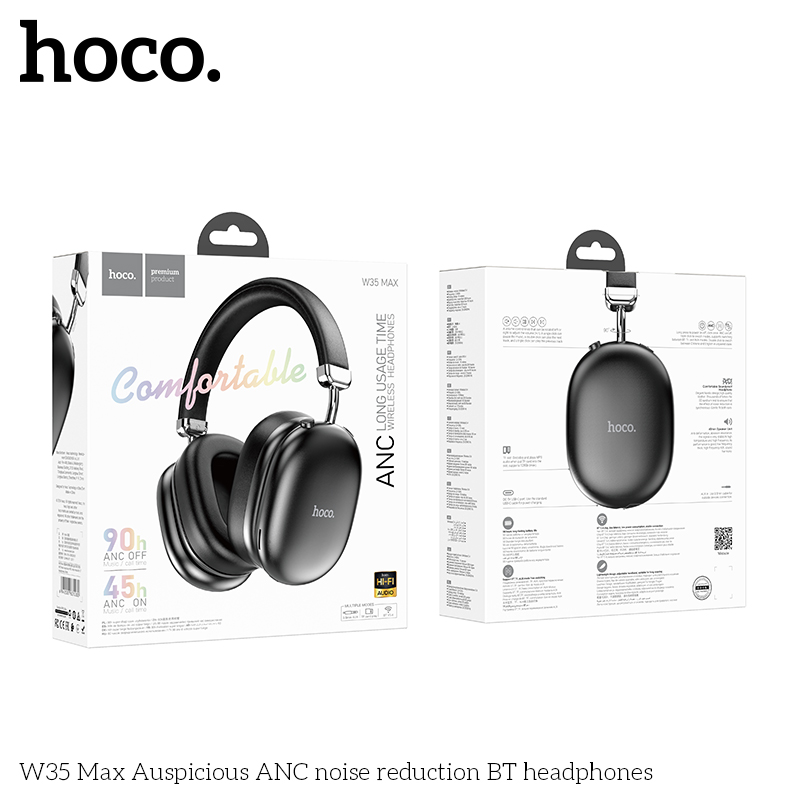 Tai Nghe Bluetooth Hoco W35 Max ANC nghe nhạc 90h giá sỉ