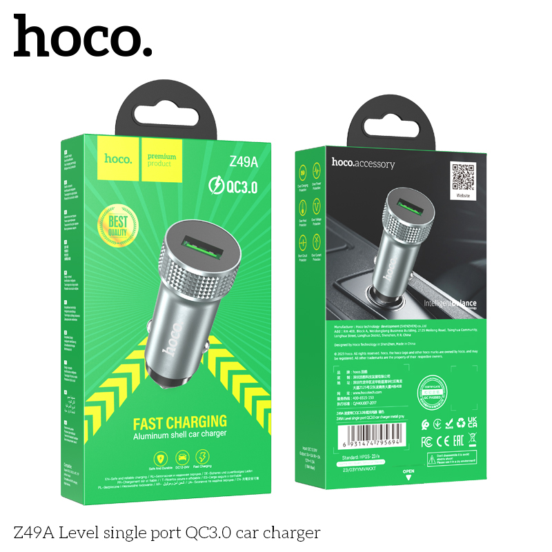 Tẩu Sạc Ô Tô Hoco Z49A 3.0 giá sỉ