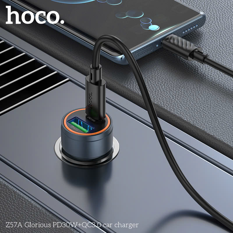 Tẩu Sạc Ô Tô Hoco Z56 240w