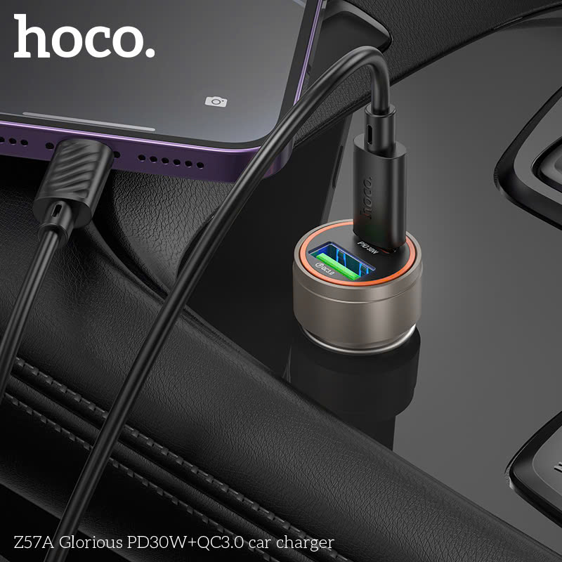 Tẩu Sạc Ô Tô Hoco Z56 240w giá tốt