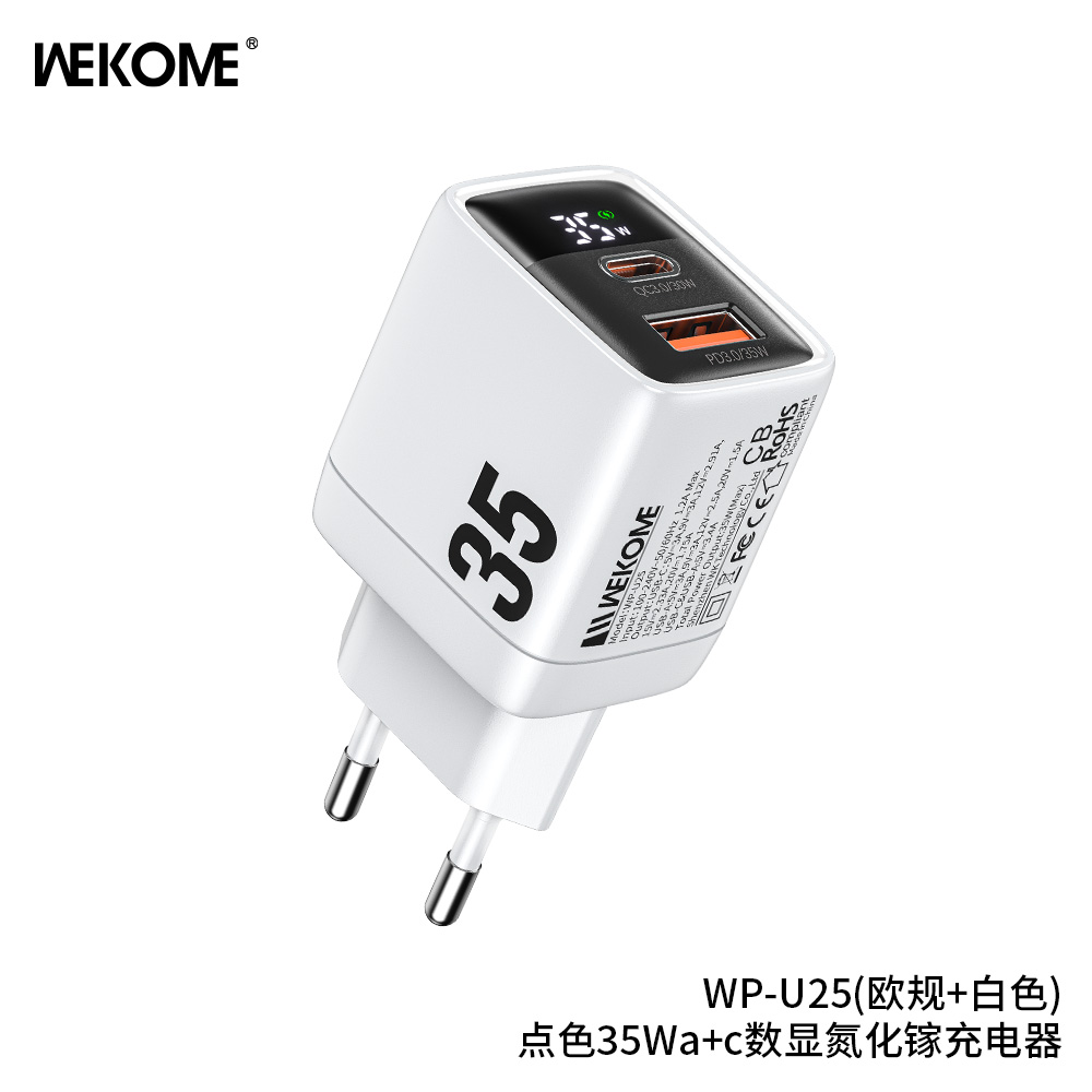 bán sỉ Củ Sạc Nhanh Wekome Gan WP-U25 35w