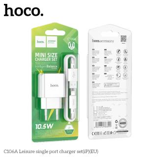 Bộ Sạc iP Hoco C106A - chân tròn