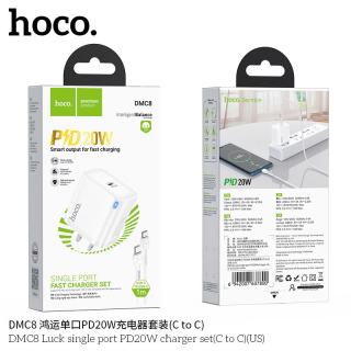 Bộ Sạc Type-C to Type-C Hoco DMC8 20w