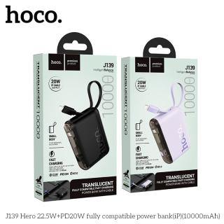 Sạc Dự Phòng Hoco J139 kèm dây iP 10000mAh