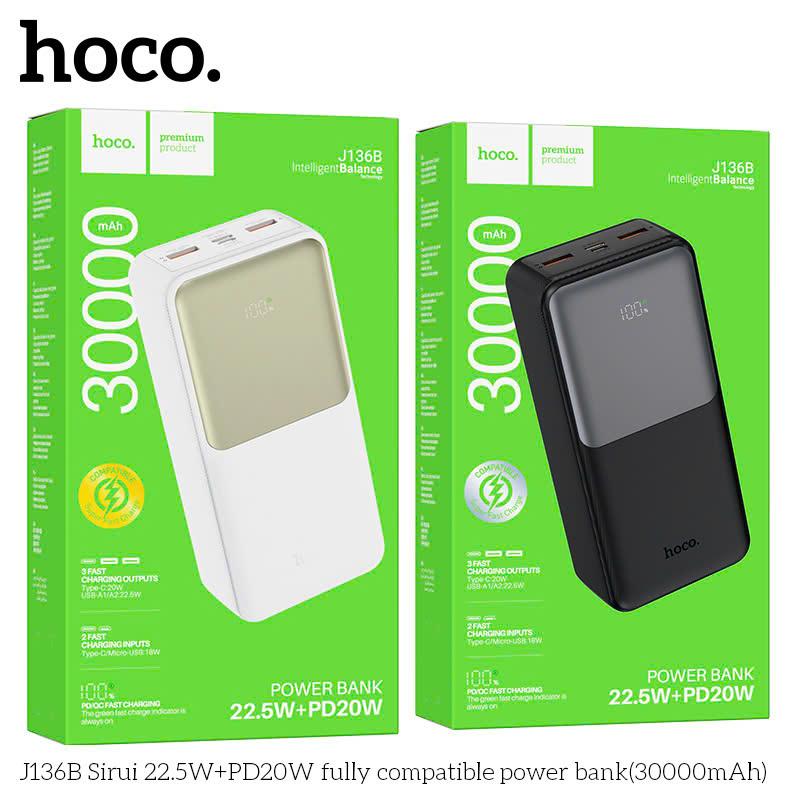 Sạc Dự Phòng Hoco J136B 30000mAh