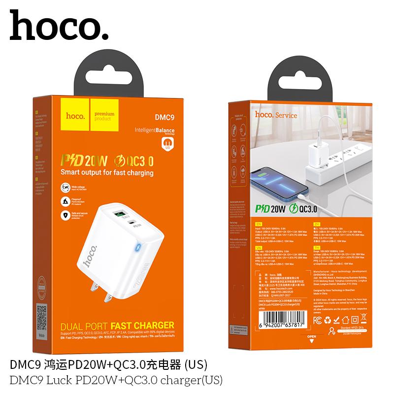 Củ Sạc Hoco DMC9 20w