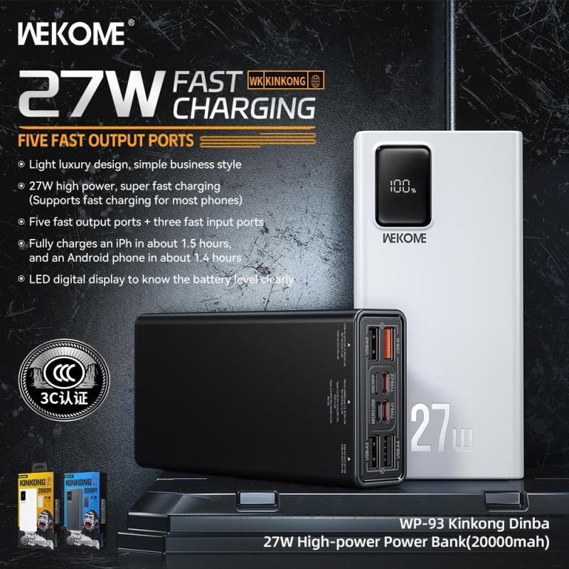 Sạc Dự Phòng Wekome WP-93 20000mAh