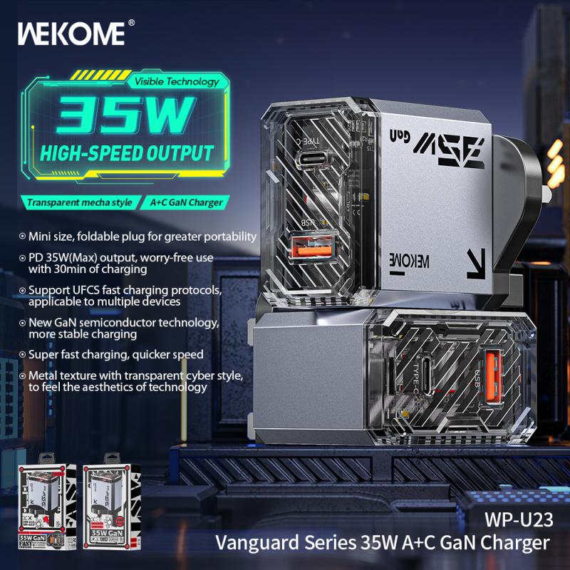 Củ Sạc Nhanh Wekome Gan WP-U23 35w