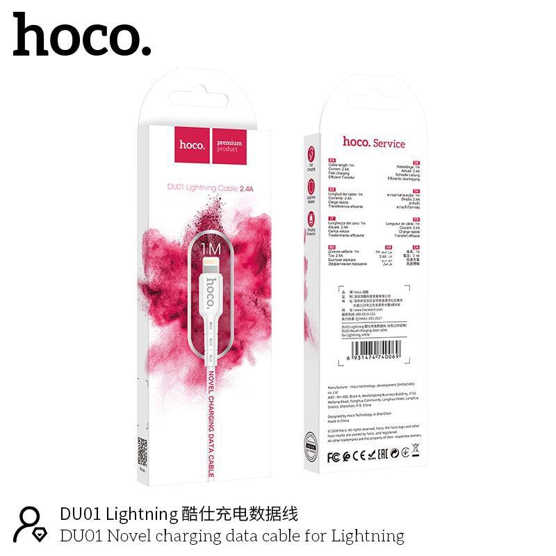Cáp sạc USB to iP Hoco DU01 bền chắc