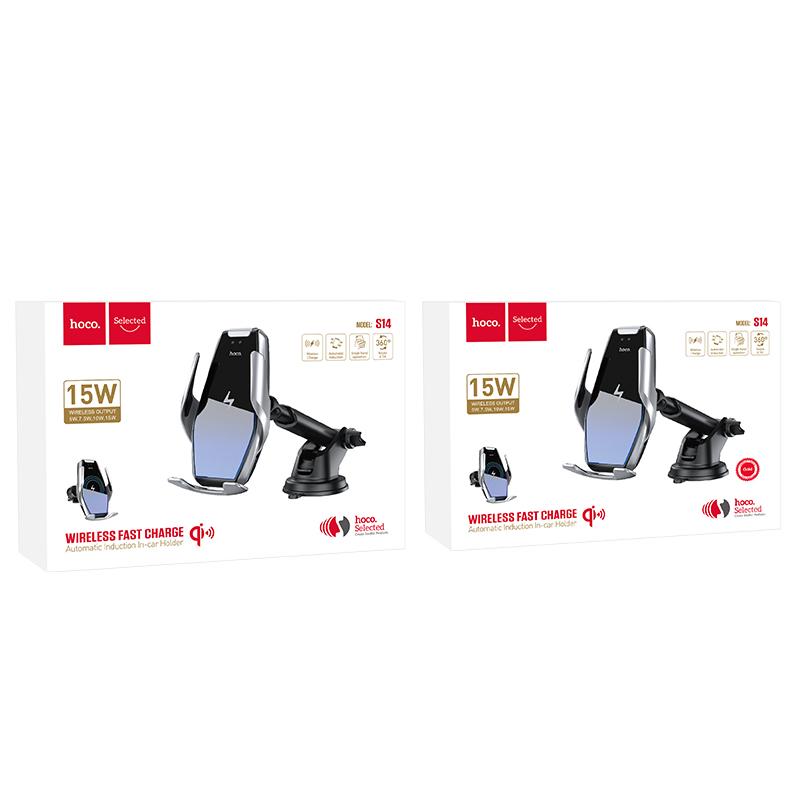 Giá đỡ điện thoại ô tô Hoco S14 xoay 360 độ chắc chắn