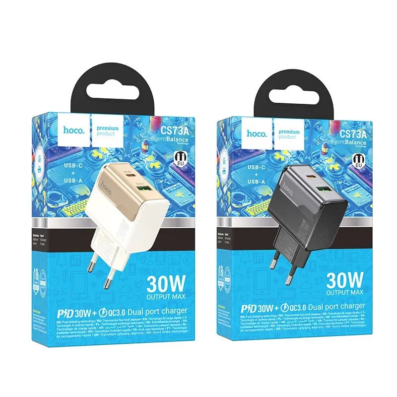 Củ Sạc PD30W+QC3.0 Hoco CS73A Star Speed (EU)