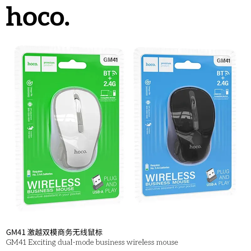 Chuột Không Dây Hoco GM41 Exciting Dual-mode