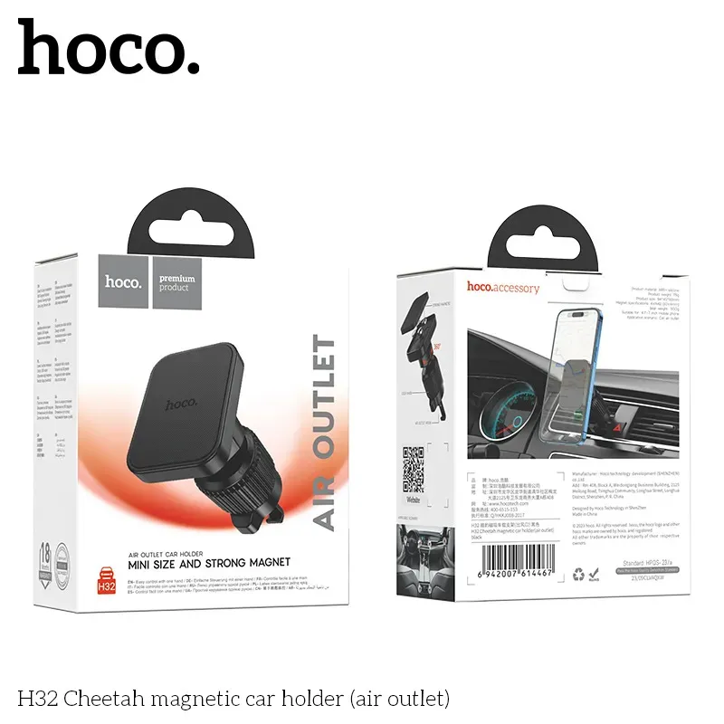 Giá Đỡ Ô Tô Hoco H32 Cheetah (Air Outlet)