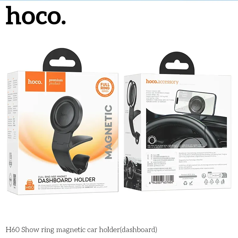 Giá Đỡ Ô Tô Hoco H60 Show Ring (Dashboard)
