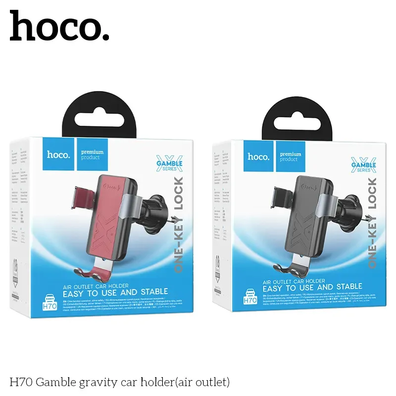 Giá Đỡ Ô Tô Hoco H70 Gamble Gravity (Air Outlet)