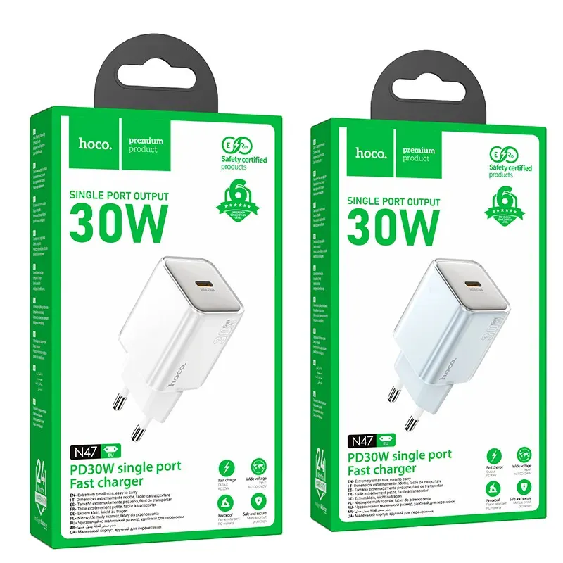 Củ Sạc PD30W Hoco N47 Glorious (EU)