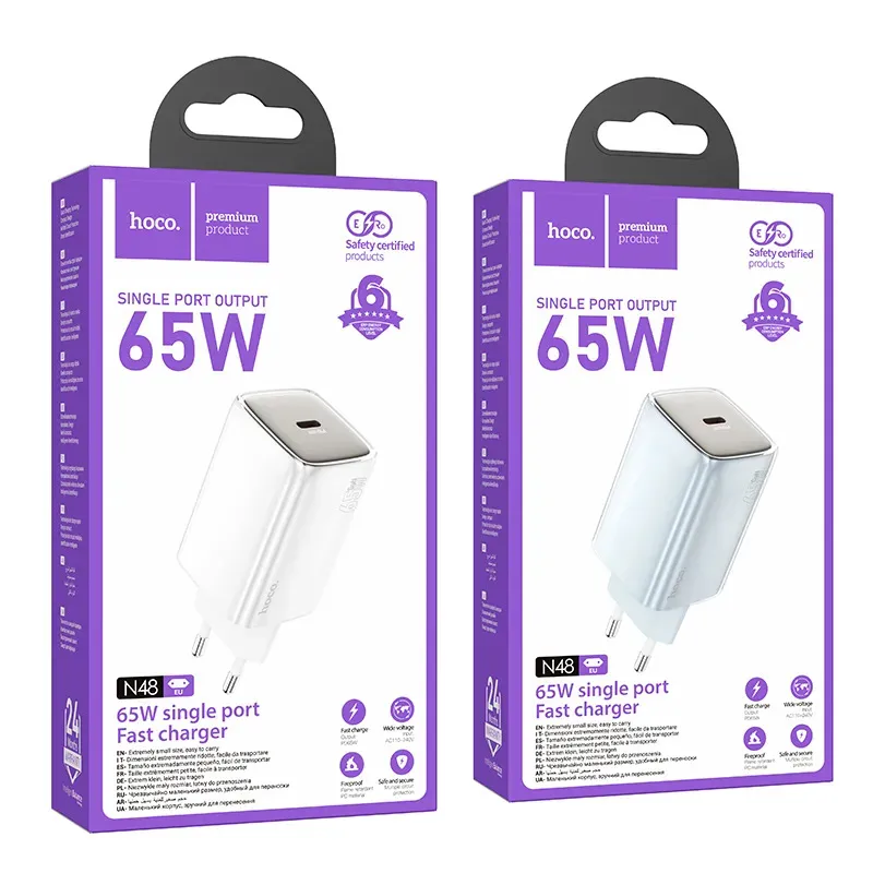 Củ Sạc PD65W Hoco N48 Glorious (EU)