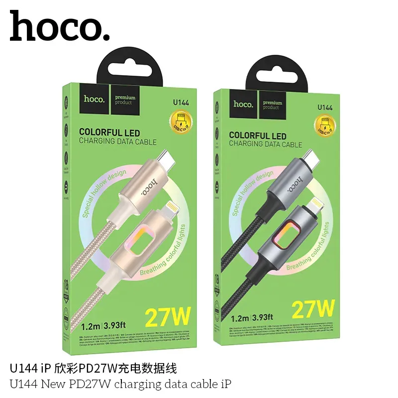 Cáp Sạc PD iP Hoco U144 27W