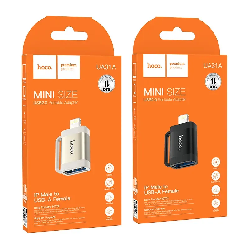 Bộ Chuyển Đổi Hoco UA31C Type-C male to USB female OTG adapter