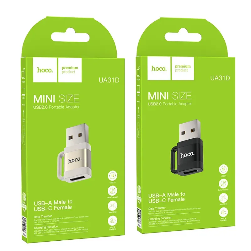 Bộ Chuyển Đổi Hoco UA31E Type-C male to iP female adapter