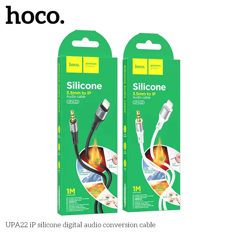 Cáp Chuyển Đổi Âm Thanh Hoco UPA22 iP silicone