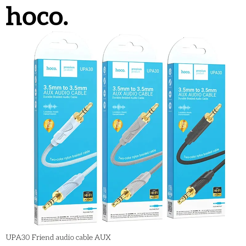 Cáp Chuyển Đổi Âm Thanh Hoco UPA30 Friend AUX