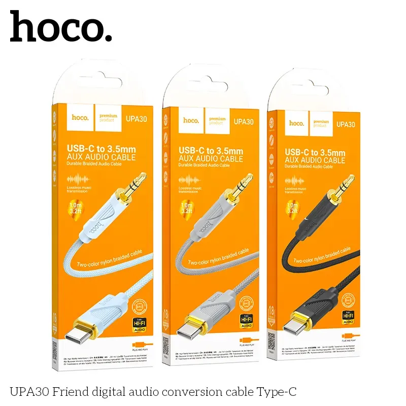 Cáp Chuyển Đổi Âm Thanh Hoco UPA30 Friend Type-C