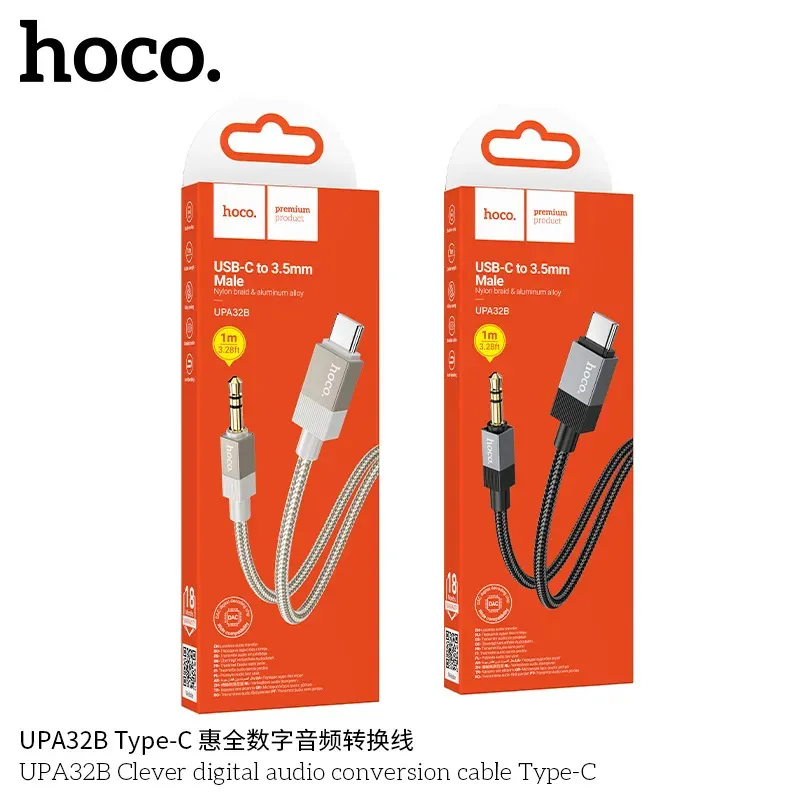 Cáp Chuyển Đổi Âm Thanh Hoco UPA32B Clever Type-C