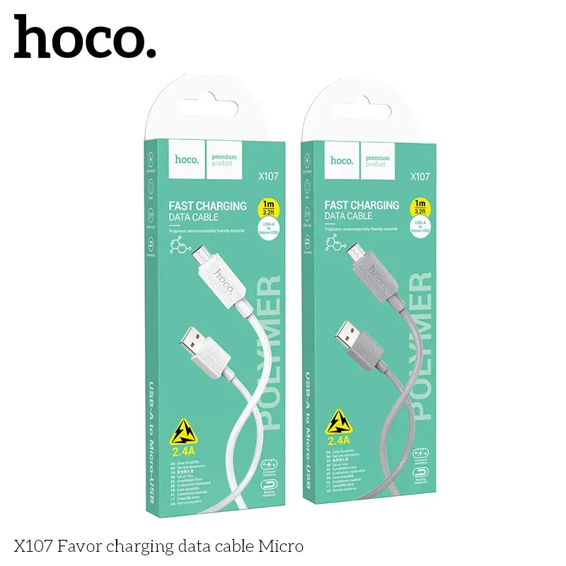 Cáp Sạc Micro Hoco X107 Favor
