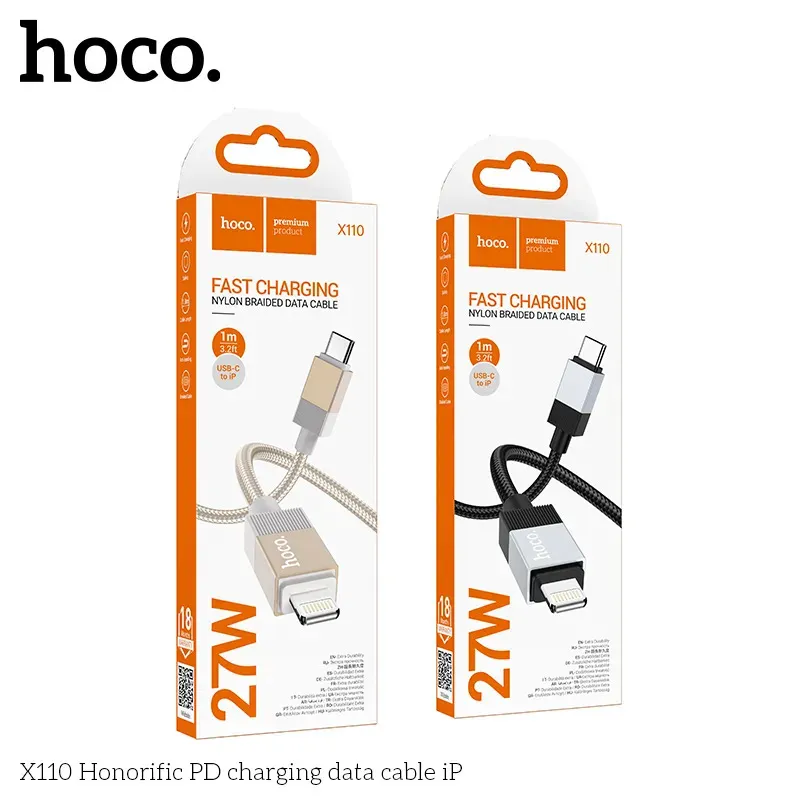Cáp Sạc PD iP Hoco X110 Honorific