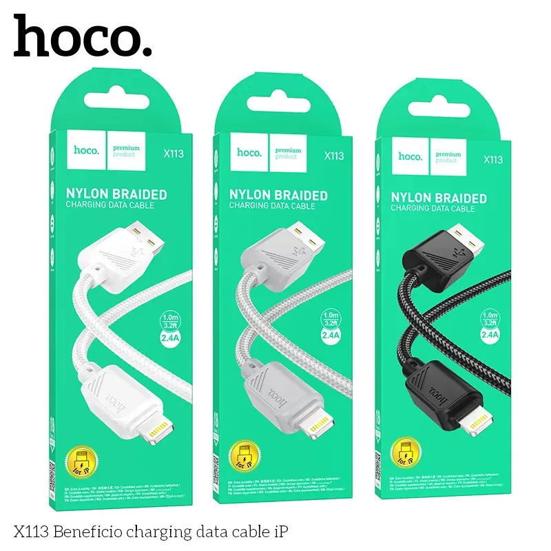 Cáp Sạc iP Hoco X113 Beneficio