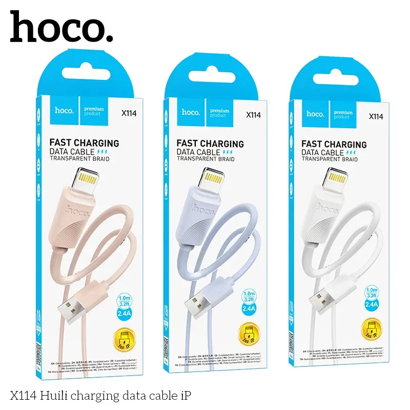 Cáp Sạc iP Hoco X114 Energy