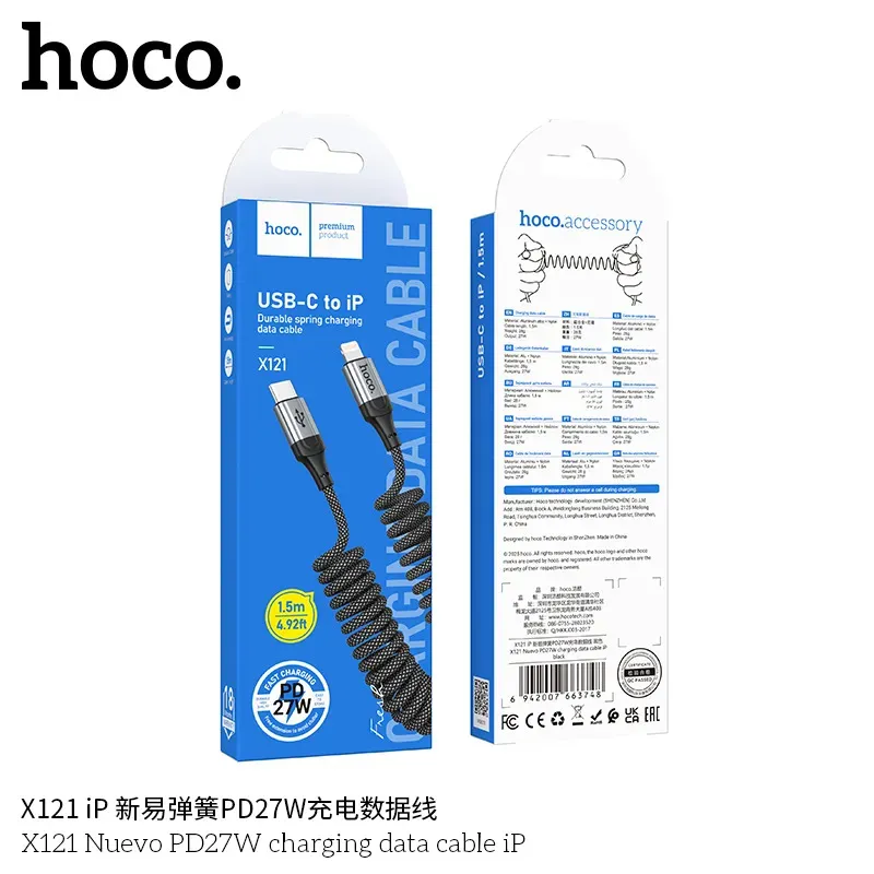 Cáp Sạc PD iP Hoco X121 Nuevo 27W